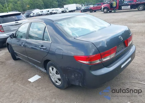 2004 Honda Accord 2.4 Lx из США, поврежденный, VIN 1HGCM56394A024962